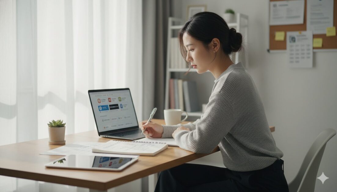 転職活動を頑張っている人